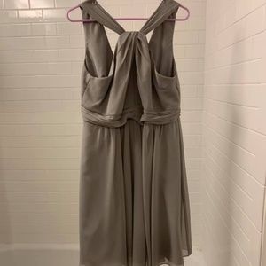 Silver/Gray Bridesmaid Dress